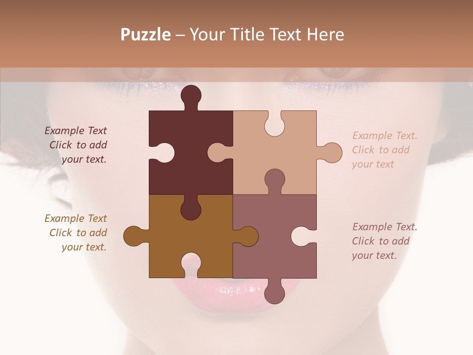 Pretty Beauty Woman PowerPoint Template