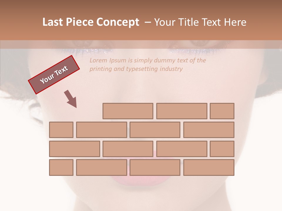 Pretty Beauty Woman PowerPoint Template