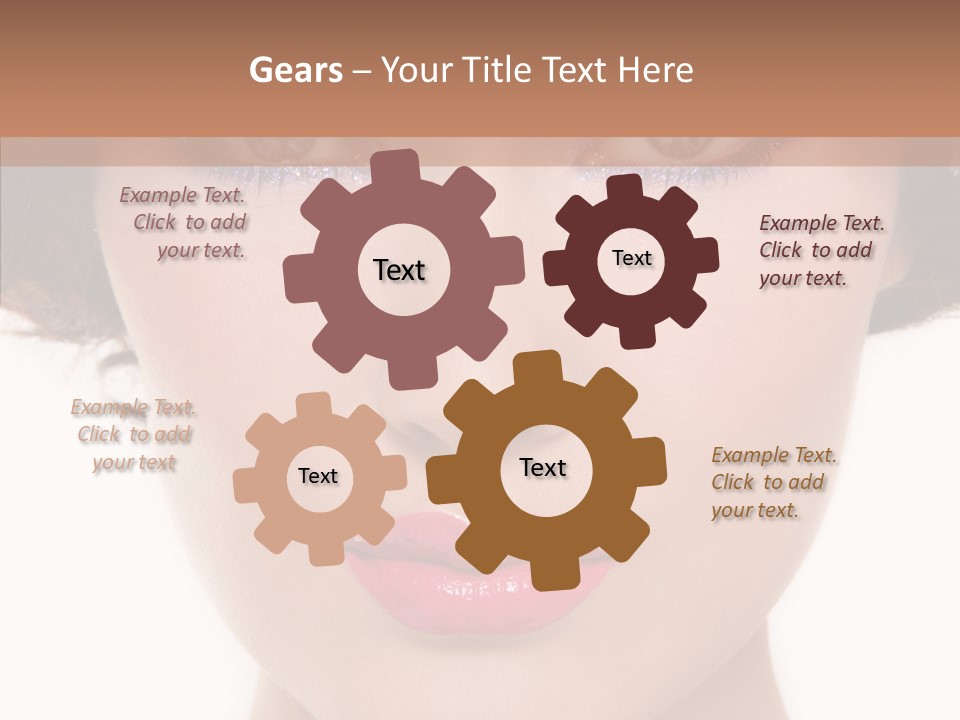 Pretty Beauty Woman PowerPoint Template