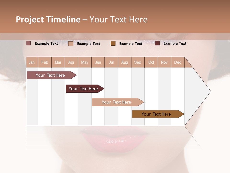 Pretty Beauty Woman PowerPoint Template