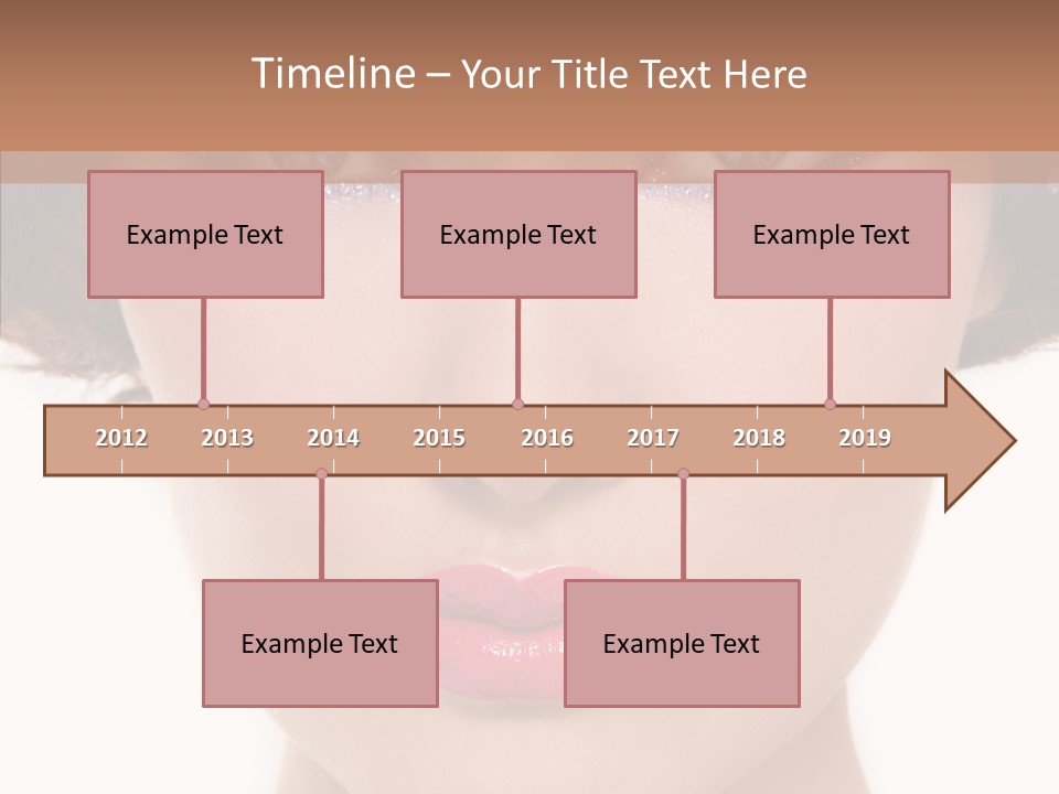 Pretty Beauty Woman PowerPoint Template