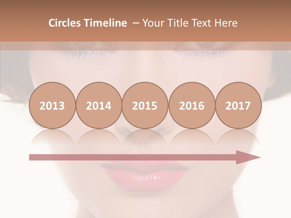 Pretty Beauty Woman PowerPoint Template