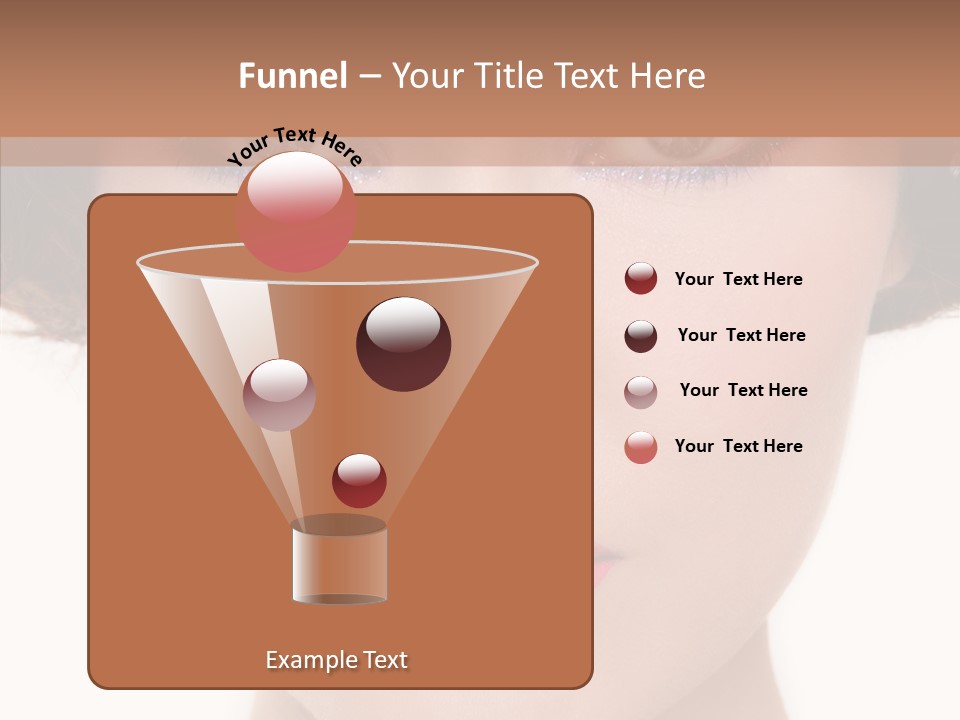 Pretty Beauty Woman PowerPoint Template