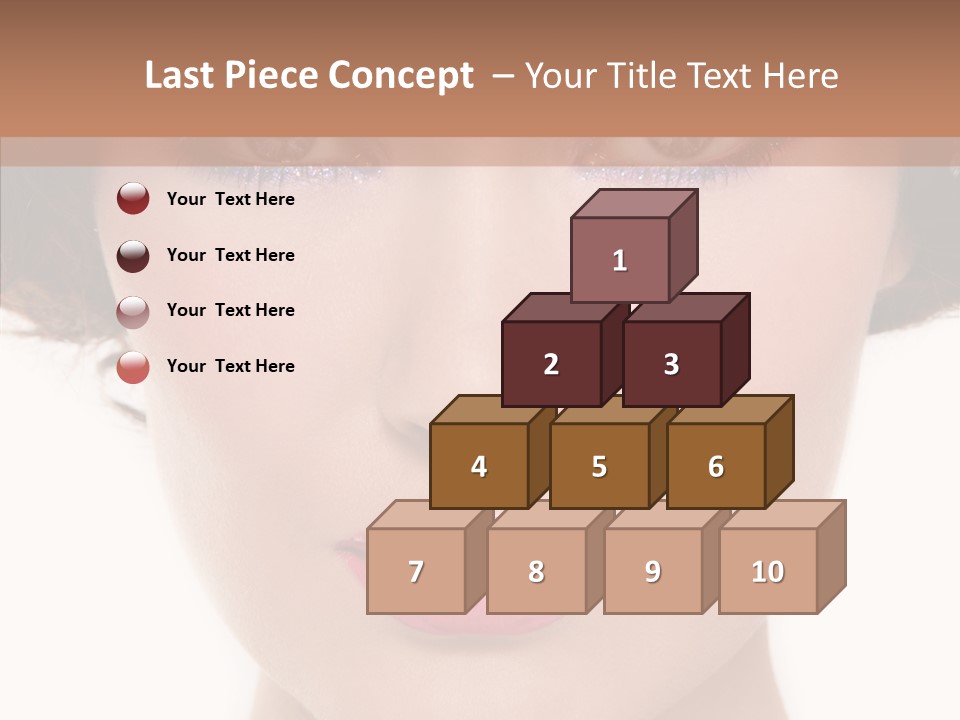 Pretty Beauty Woman PowerPoint Template