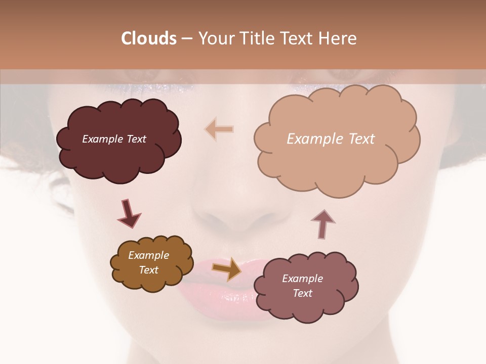 Pretty Beauty Woman PowerPoint Template