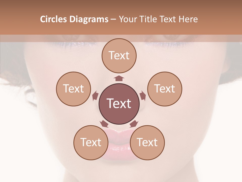 Pretty Beauty Woman PowerPoint Template