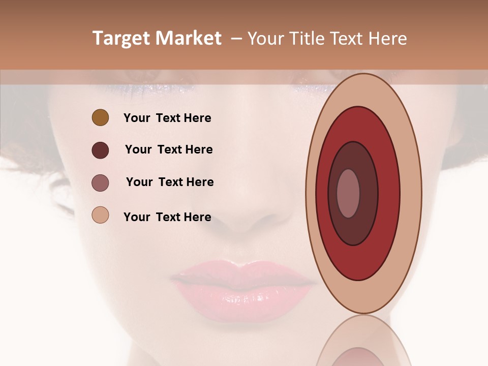 Pretty Beauty Woman PowerPoint Template