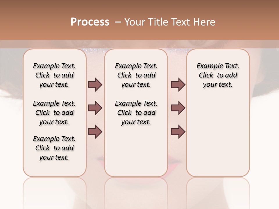 Pretty Beauty Woman PowerPoint Template