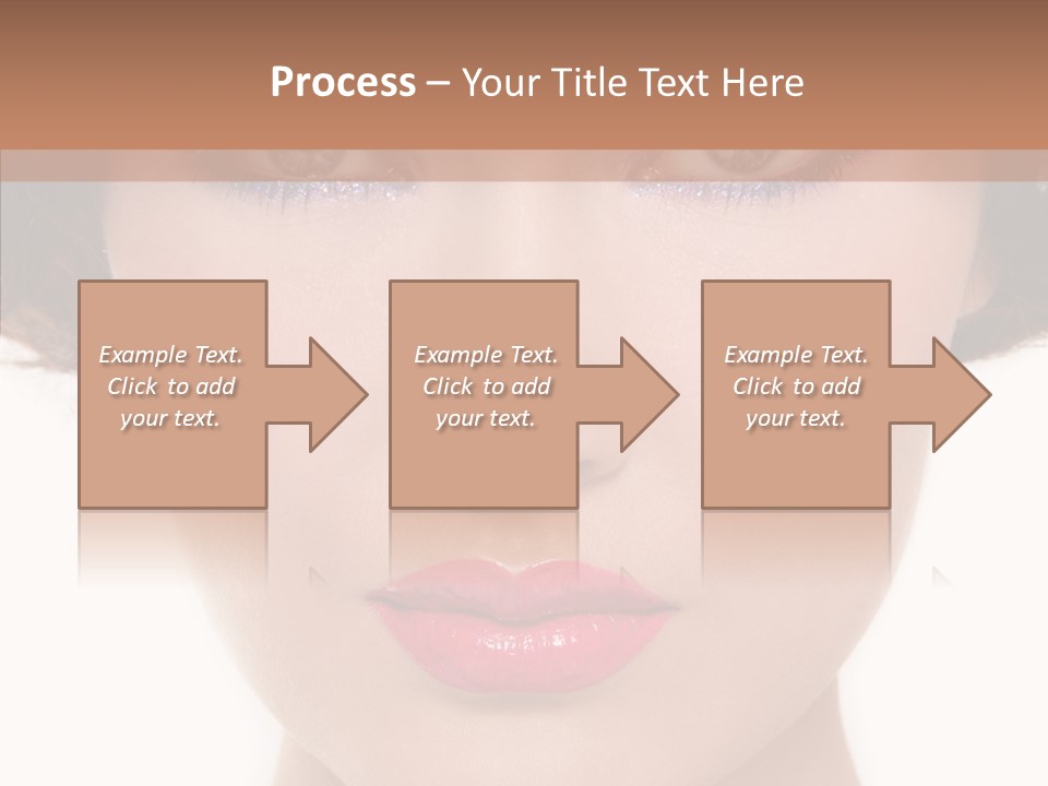 Pretty Beauty Woman PowerPoint Template