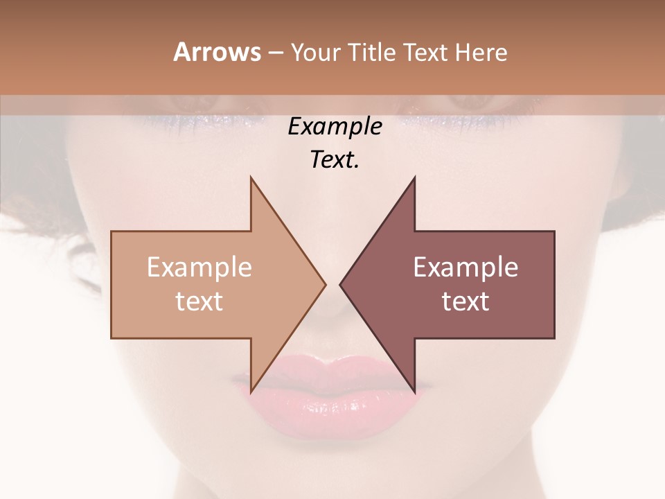 Pretty Beauty Woman PowerPoint Template