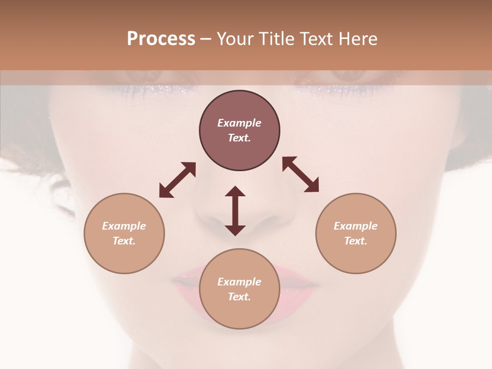 Pretty Beauty Woman PowerPoint Template