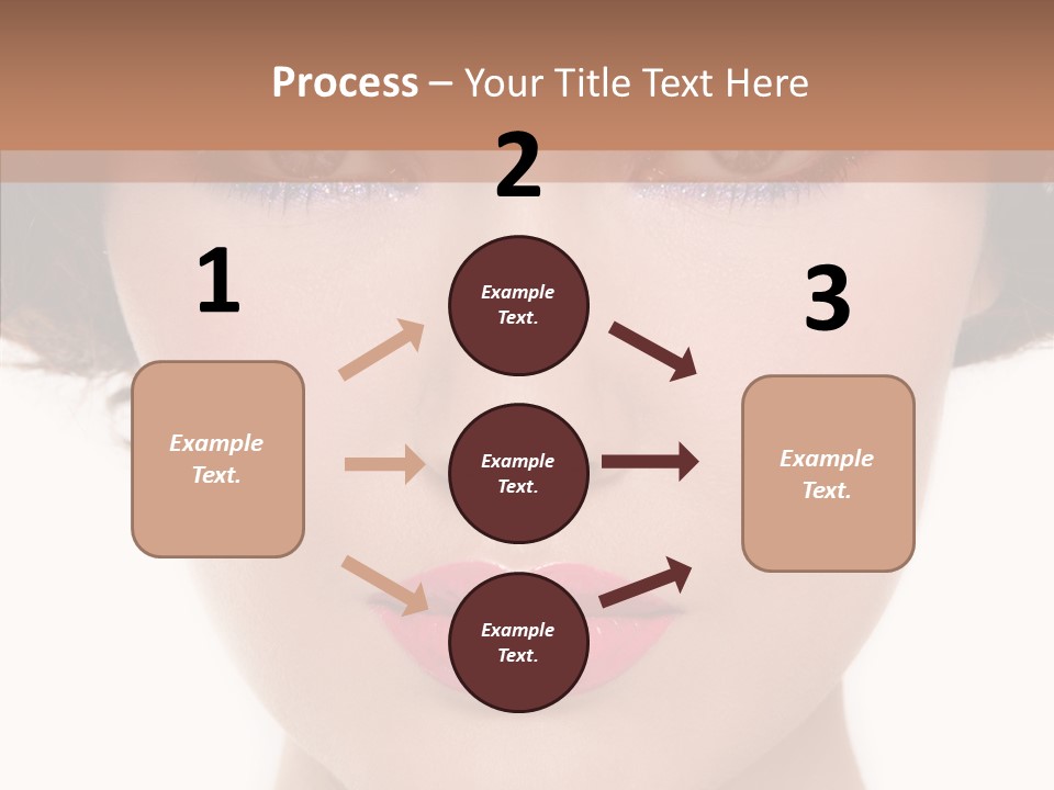 Pretty Beauty Woman PowerPoint Template