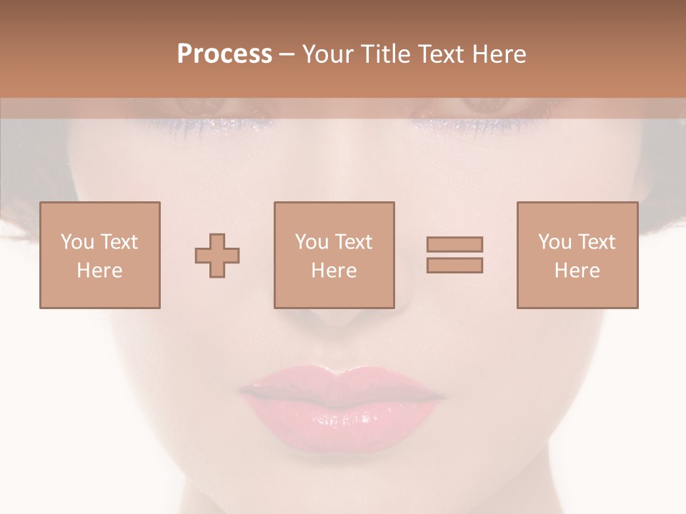 Pretty Beauty Woman PowerPoint Template