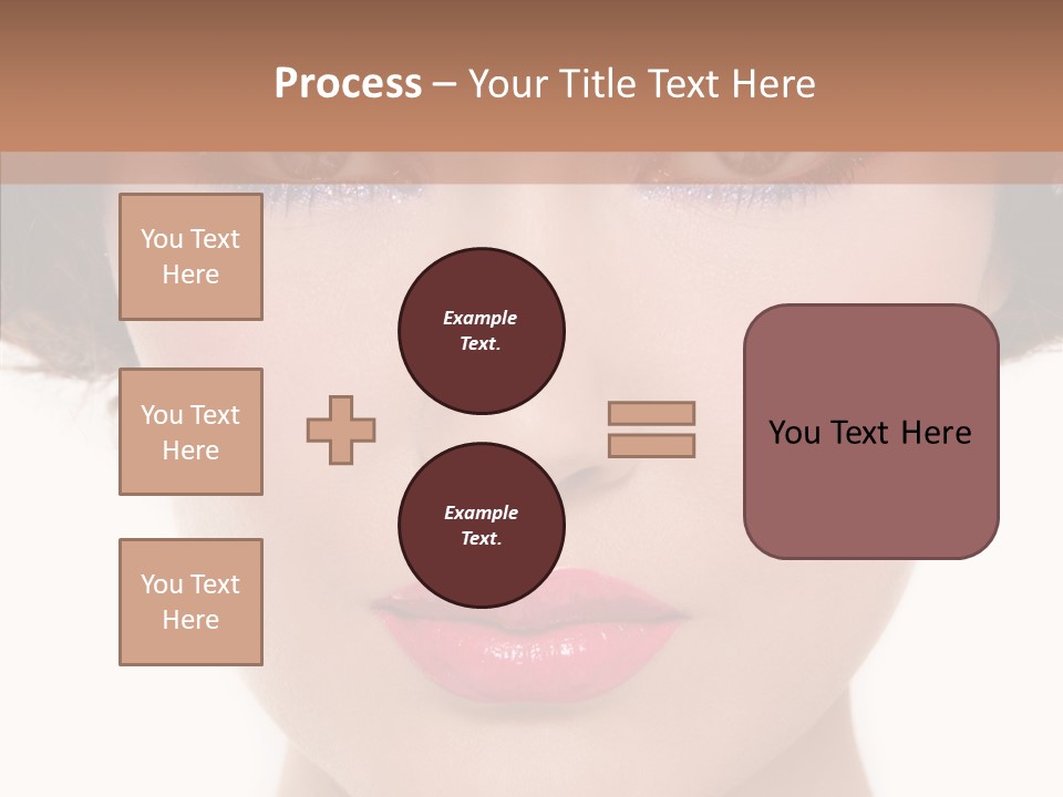 Pretty Beauty Woman PowerPoint Template