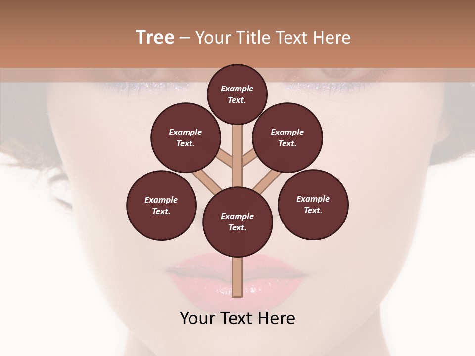 Pretty Beauty Woman PowerPoint Template