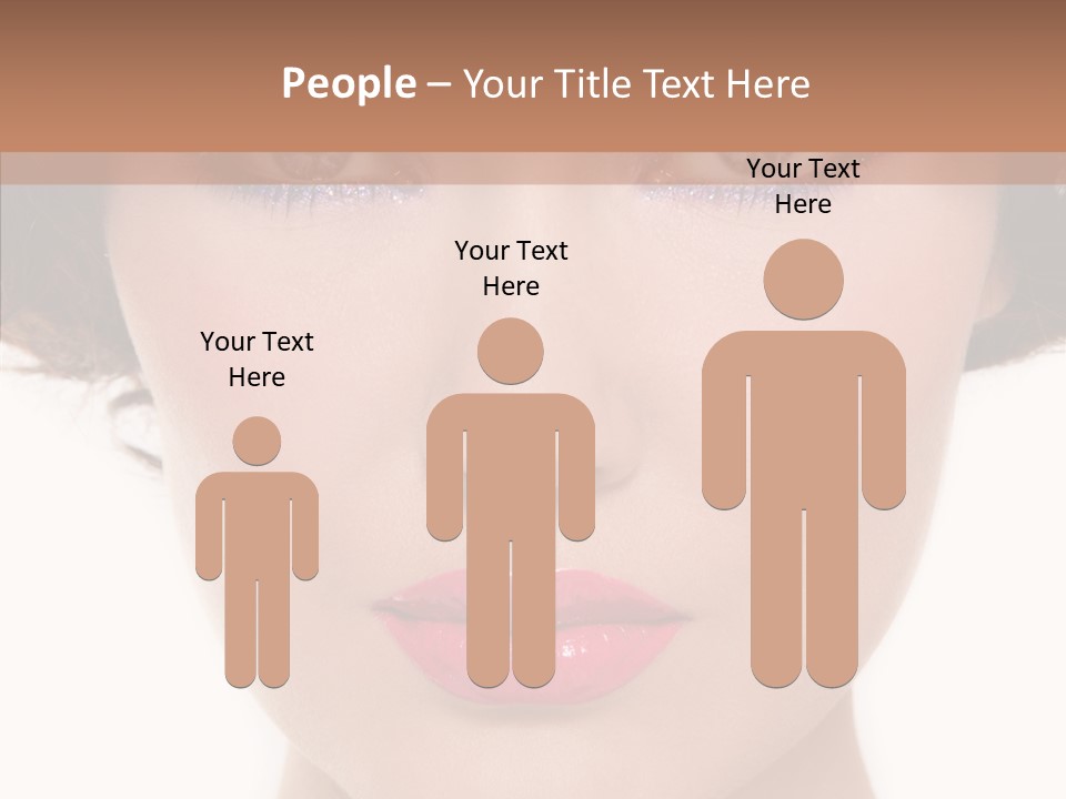 Pretty Beauty Woman PowerPoint Template