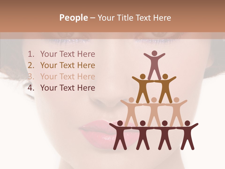 Pretty Beauty Woman PowerPoint Template