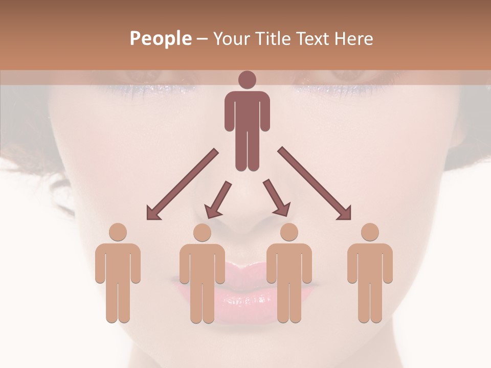 Pretty Beauty Woman PowerPoint Template