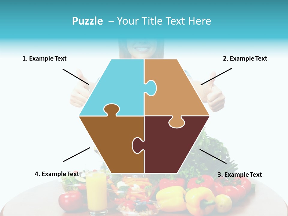 Breakfast Smile Thumbs PowerPoint Template