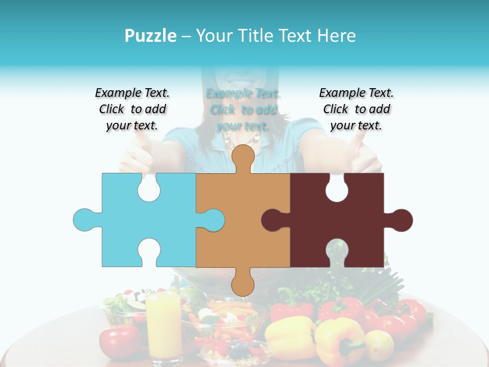 Breakfast Smile Thumbs PowerPoint Template