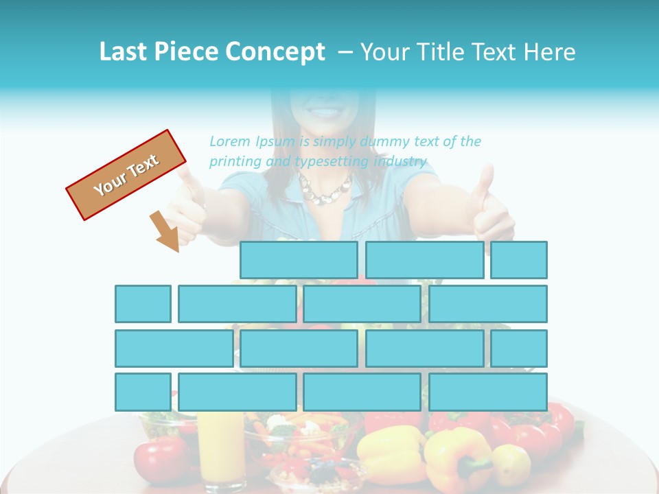 Breakfast Smile Thumbs PowerPoint Template