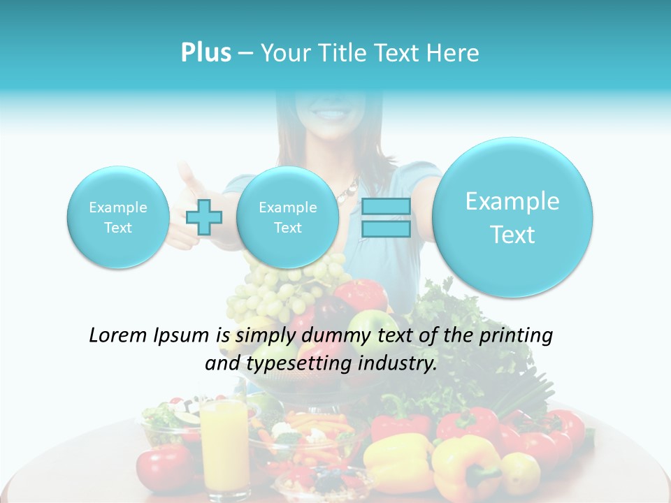Breakfast Smile Thumbs PowerPoint Template