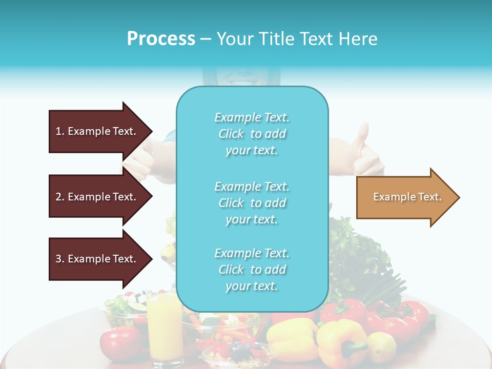 Breakfast Smile Thumbs PowerPoint Template