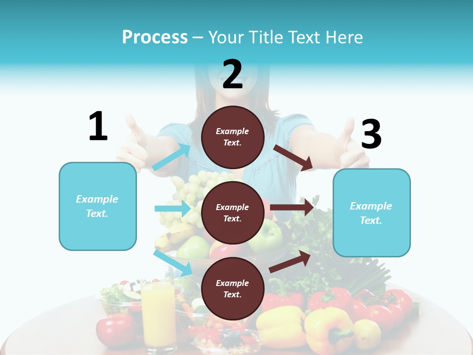 Breakfast Smile Thumbs PowerPoint Template