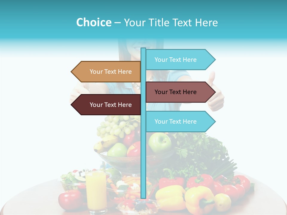 Breakfast Smile Thumbs PowerPoint Template