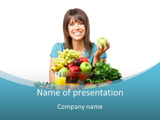 Cheerful Vegetables Cooking PowerPoint Template