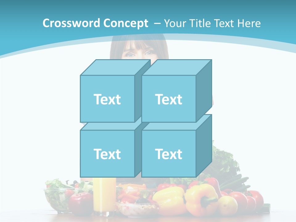 Cheerful Vegetables Cooking PowerPoint Template