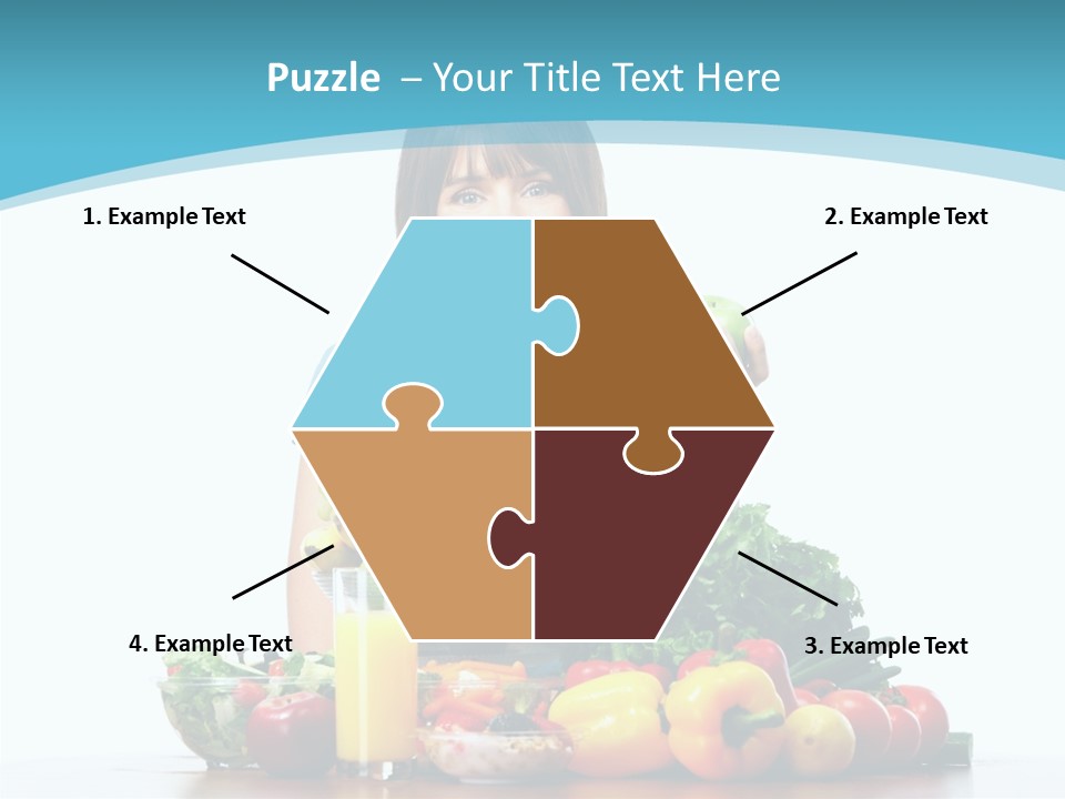 Cheerful Vegetables Cooking PowerPoint Template