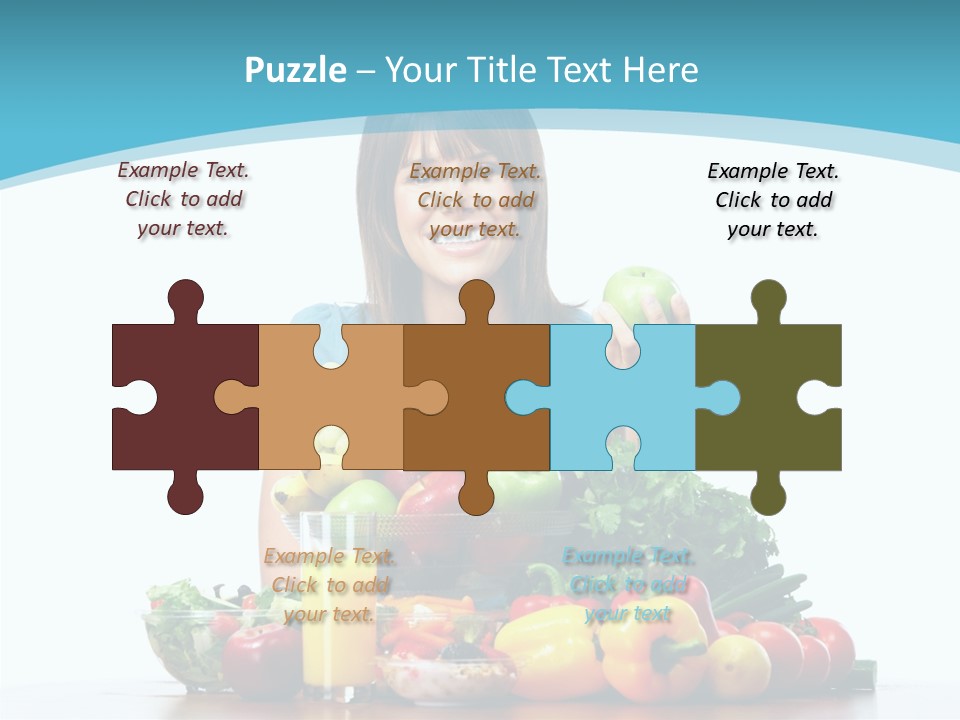 Cheerful Vegetables Cooking PowerPoint Template