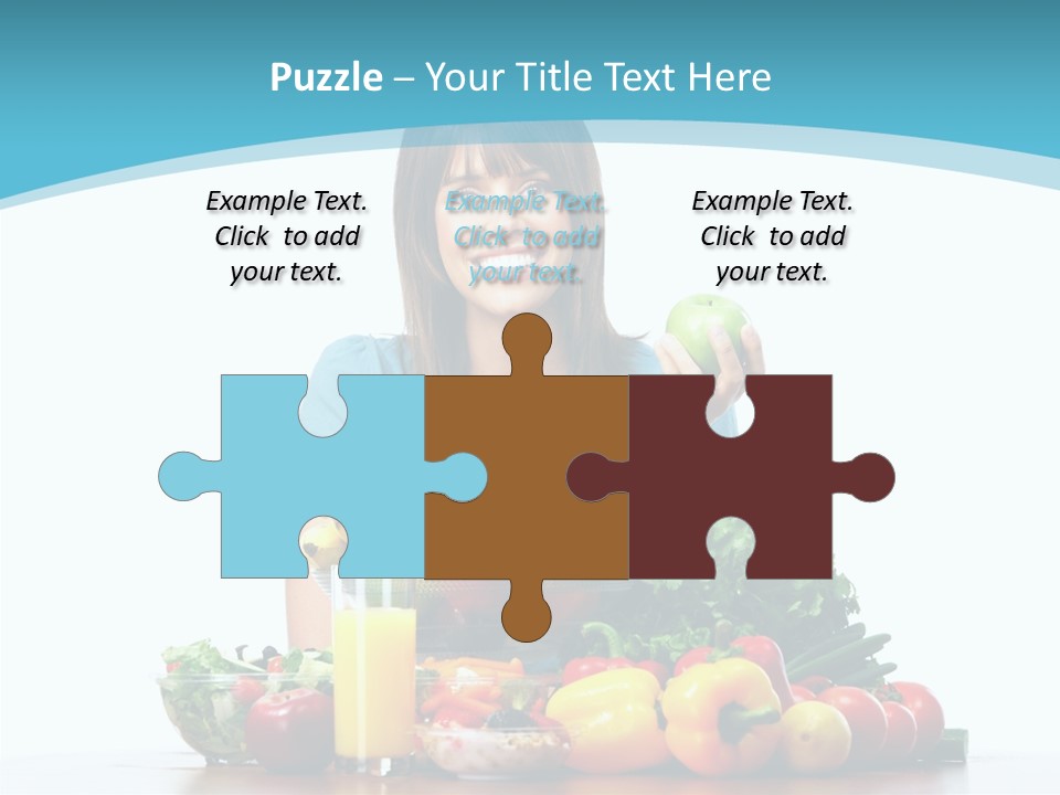 Cheerful Vegetables Cooking PowerPoint Template