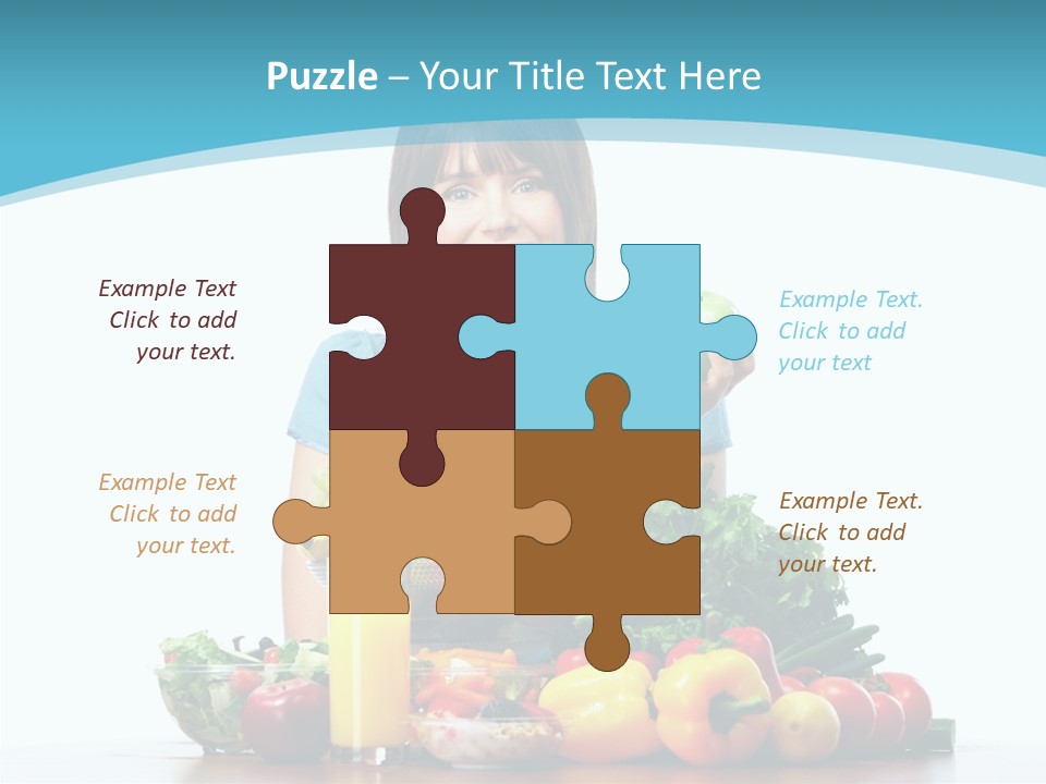 Cheerful Vegetables Cooking PowerPoint Template