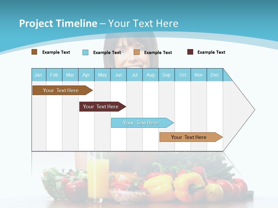 Cheerful Vegetables Cooking PowerPoint Template