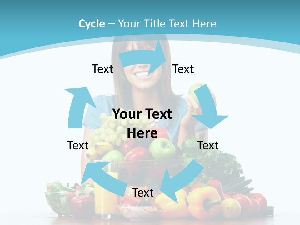 Cheerful Vegetables Cooking PowerPoint Template