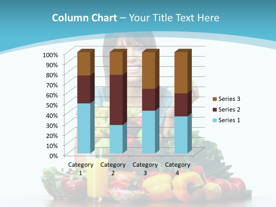 Cheerful Vegetables Cooking PowerPoint Template