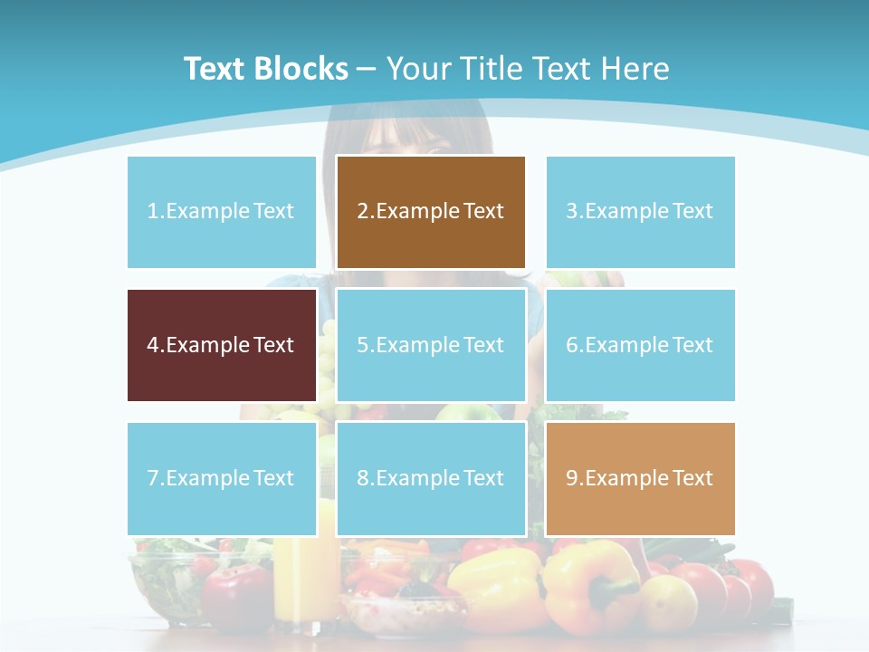 Cheerful Vegetables Cooking PowerPoint Template