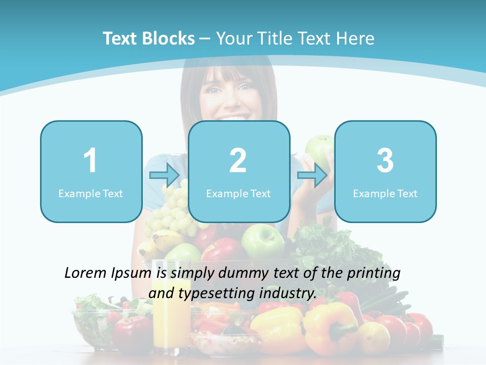 Cheerful Vegetables Cooking PowerPoint Template