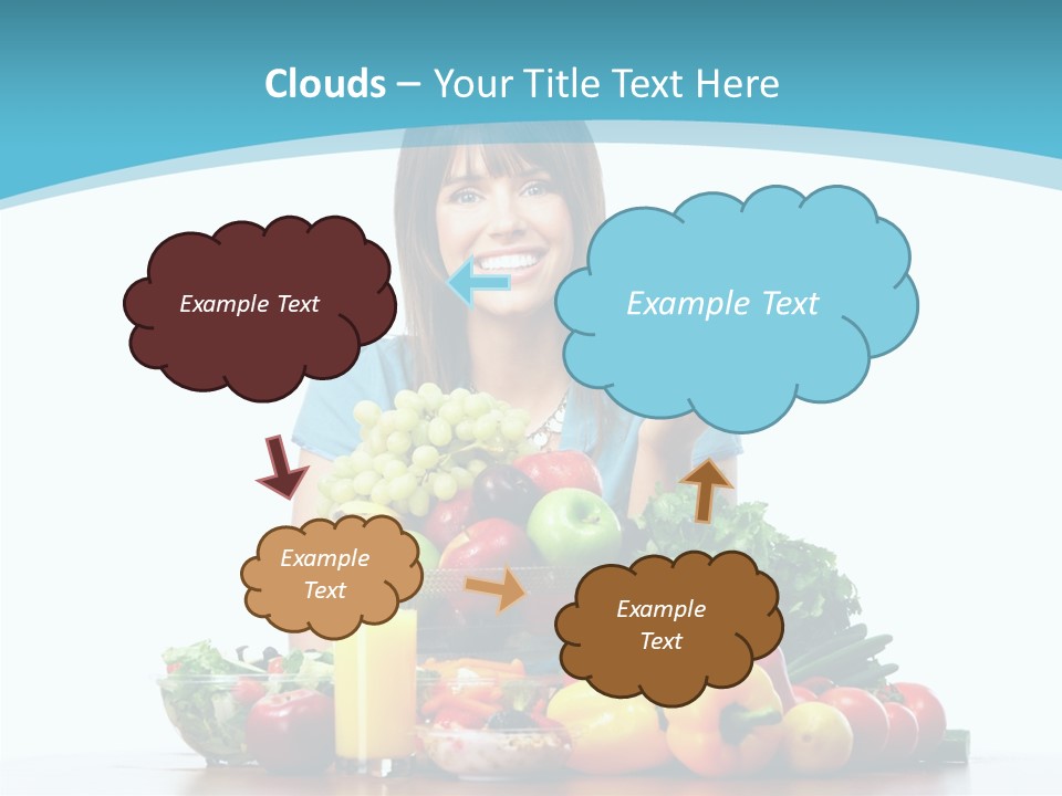 Cheerful Vegetables Cooking PowerPoint Template
