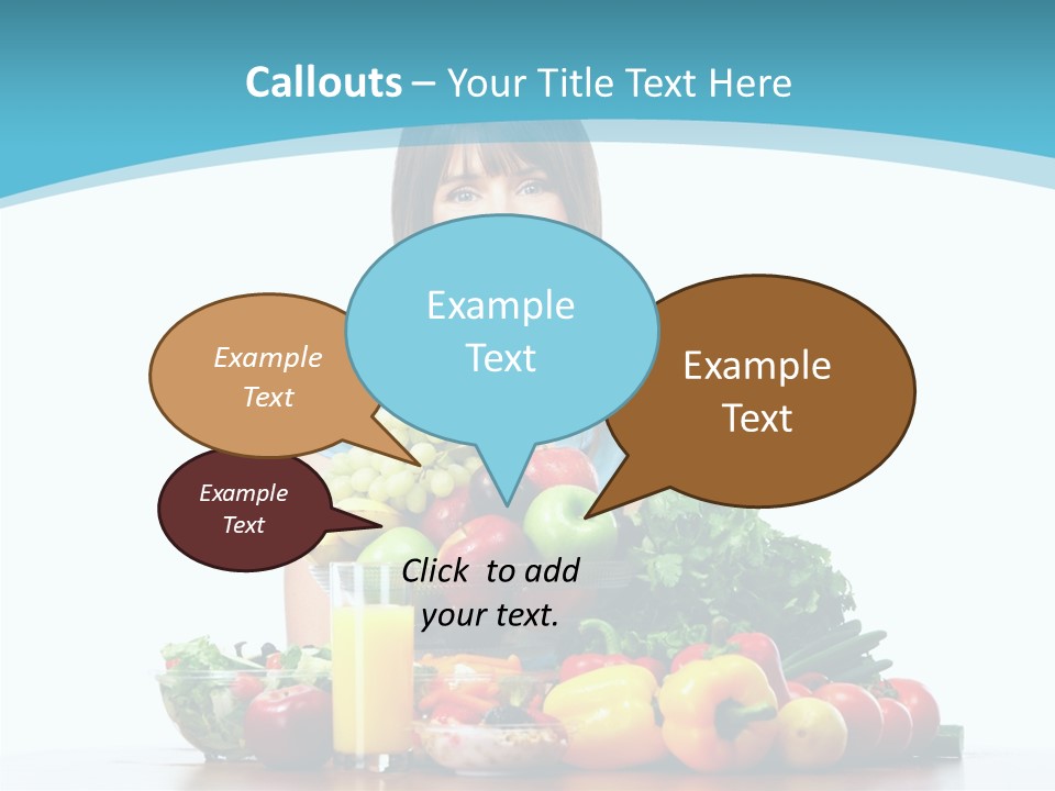 Cheerful Vegetables Cooking PowerPoint Template