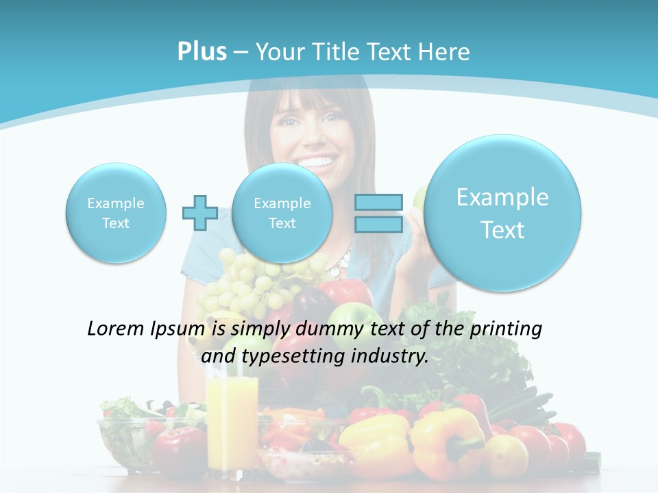 Cheerful Vegetables Cooking PowerPoint Template