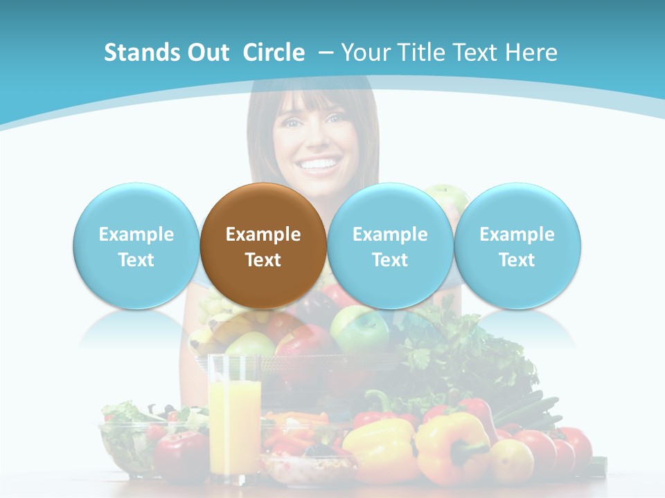 Cheerful Vegetables Cooking PowerPoint Template