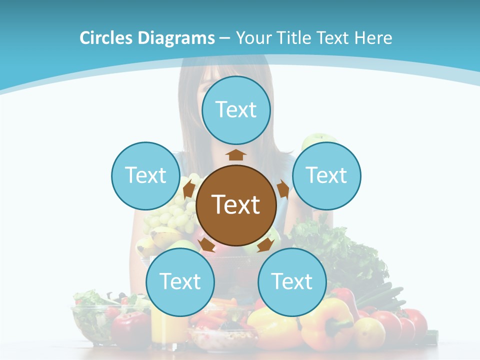 Cheerful Vegetables Cooking PowerPoint Template