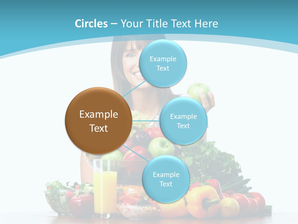 Cheerful Vegetables Cooking PowerPoint Template