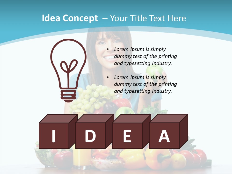 Cheerful Vegetables Cooking PowerPoint Template