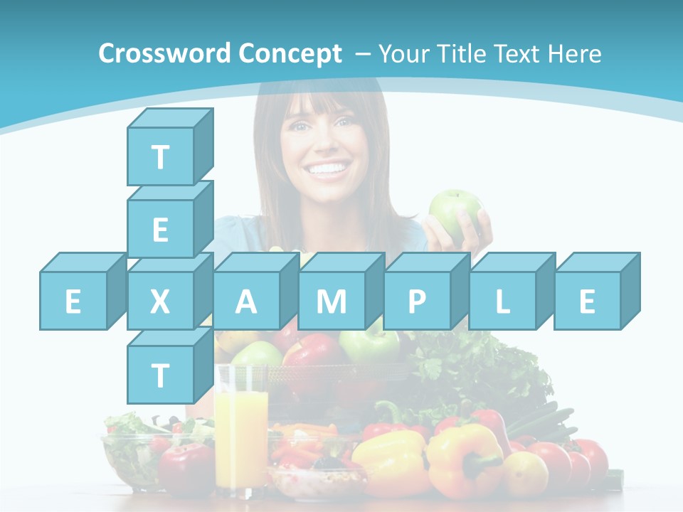 Cheerful Vegetables Cooking PowerPoint Template