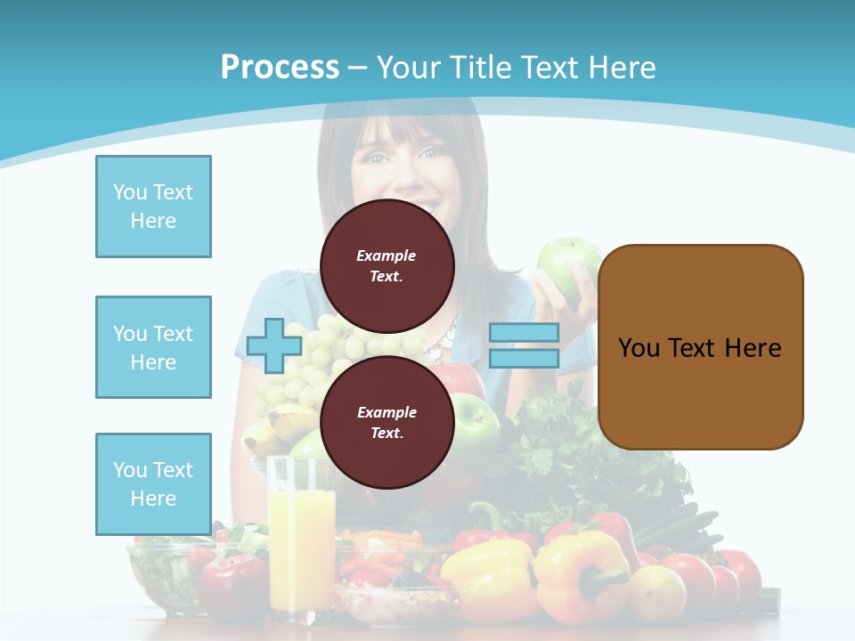 Cheerful Vegetables Cooking PowerPoint Template