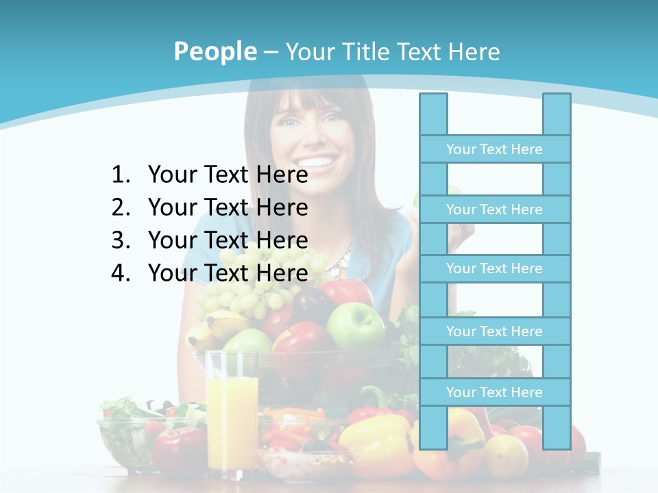 Cheerful Vegetables Cooking PowerPoint Template